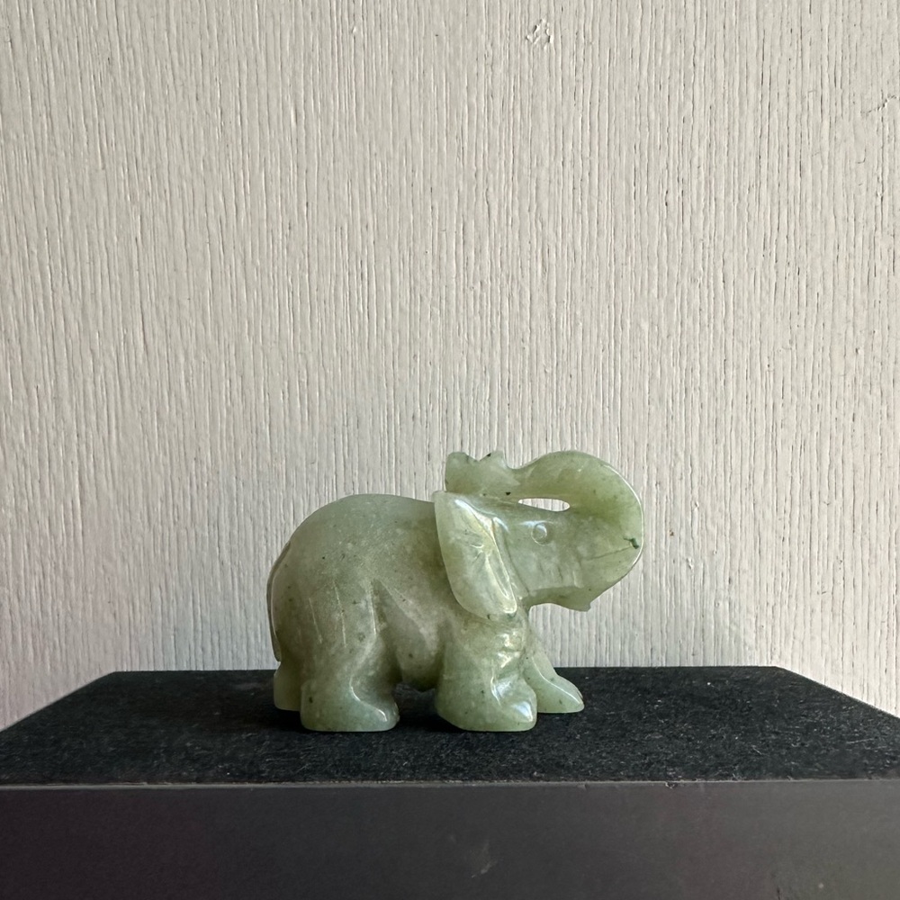 Green Aventurine Elephant 💚🐘